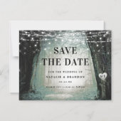 Invitation Magnétique Evermore | Mousse de forêt enchantée Enregistrer l (Recto)