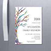 Invitation Magnétique Family Tree Reunion Arborescence ArArArArArArArArA
