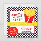 Invitation Magnétique Fête d'anniversaire de Fry (Recto)