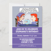 Invitation Magnétique Fête d'anniversaire du caissier de Funny Fortune (Recto)