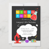 Invitation Magnétique Fête de la science pour enfants (Recto)