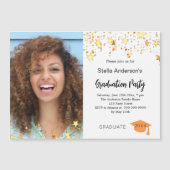 Invitation Magnétique Fête de remise de diplômes des étoiles d'or (Devant)