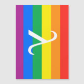 Invitation Magnétique Fierté et activisme Lambda LGBT (Devant)