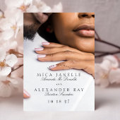 Invitation Magnétique Formal Classic Tuxedo Black Photo Enregistrer La D