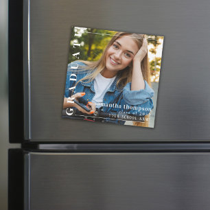 Invitation Magnétique Graduel Moderne Minimaliste Simple Photo Magnétiqu