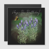 Invitation Magnétique Hap - Anniversaire des abeilles (Devant / Derrière)