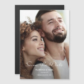Invitation Magnétique Hope Dream Photo Wedding Save the Date (Devant / Derrière)