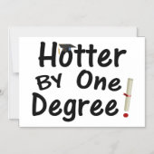 Invitation Magnétique Hotter By One Degree Graduation (Recto)