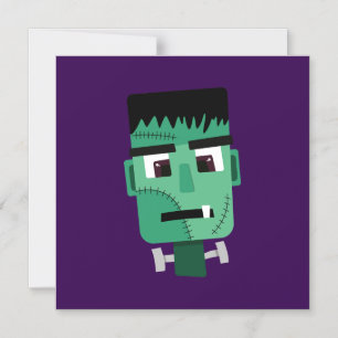 Invitation Magnétique Illustration du monstre de Frankenstein