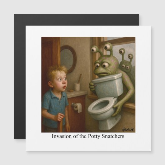 Invitation Magnétique Invasion des pillards putty (Devant / Derrière)