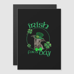 Invitation Magnétique Irish For A Day Whippet Lucky Dog