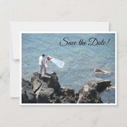 Invitation Magnétique Island Wedding Save the Date (Recto)