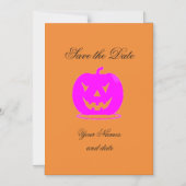 Invitation Magnétique Jack rose olantern Halloween Thunder_Cove (Recto)