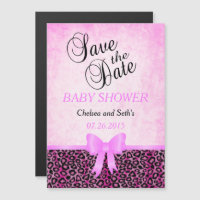 Jaguar Animal Chat Motif| Rose | Baby Girl Shower