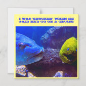 INVITATION MAGNÉTIQUE J'AI ÉTÉ CHOQUÉ CROISIÈRE PORTE DE NAVIRE (Recto)