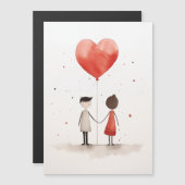 Invitation Magnétique L'amour dans la simplicité (Devant / Derrière)