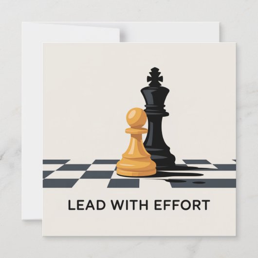 Invitation Magnétique Lead With Effort (Recto)