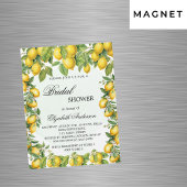 Invitation Magnétique Lémons nuptiale citrons verdure luxe