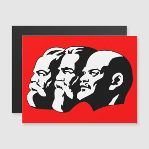 Invitation Magnétique Lénine, Marx, Engels, Union soviétique, Communisme