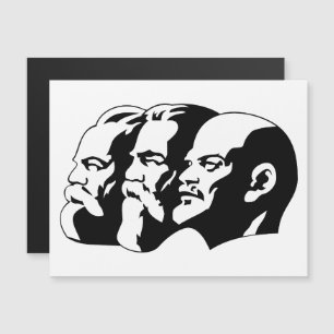 Invitation Magnétique Lénine, Marx, Engels, Union soviétique, Communisme