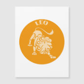 Invitation Magnétique Leo, Zodiac Sign, Horoscope, Astrology (Devant)