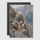 Invitation Magnétique Les guerriers d'Apache : une embuscade sur la cava (Devant / Derrière)