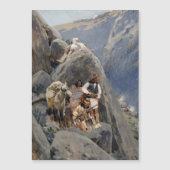 Invitation Magnétique Les guerriers d'Apache : une embuscade sur la cava (Devant)