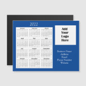 Invitation Magnétique Logo d'entreprise - Calendrier de l'appréciation d (Devant / Derrière)