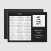 Invitation Magnétique Logo d'entreprise - Calendrier de l'appréciation d (Devant / Derrière)