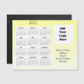 Invitation Magnétique Logo d'entreprise - Calendrier de l'appréciation d (Devant / Derrière)