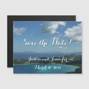 Invitation Magnétique Magens Bay, St. Thomas Wedding Sauvez la date