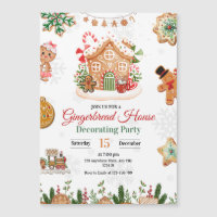 Maison en pain d'épice décorer Noël de fête