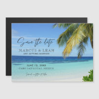 Mariage de destination de la plage tropicale Sauve