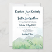 Invitation Magnétique Mariage des monts Misty (Recto)