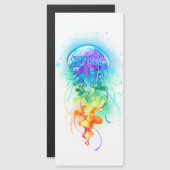 Invitation Magnétique Méduse arc-en-ciel (Devant / Derrière)