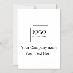 Invitation Magnétique Modèle de logo personnalisé élégant