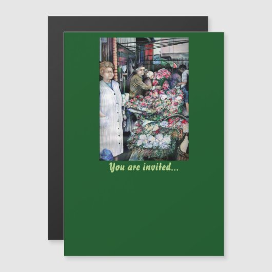 Invitation Magnétique Moment magique sur le marché de Misloc (Devant / Derrière)