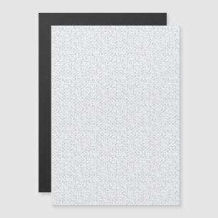 Invitation Magnétique Motif floral géométrique gris clair