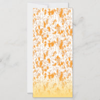 Motif textile présentant un motif vibrant orange e