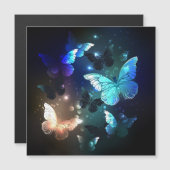 Invitation Magnétique Papillon de nuit (Devant / Derrière)