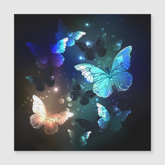 Invitation Magnétique Papillon de nuit (Devant)