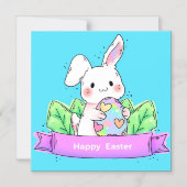 Invitation Magnétique Pâques mignonnes (Recto)