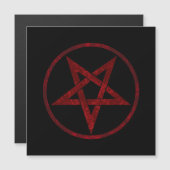 Invitation Magnétique Pentagram Red Devil (Devant / Derrière)