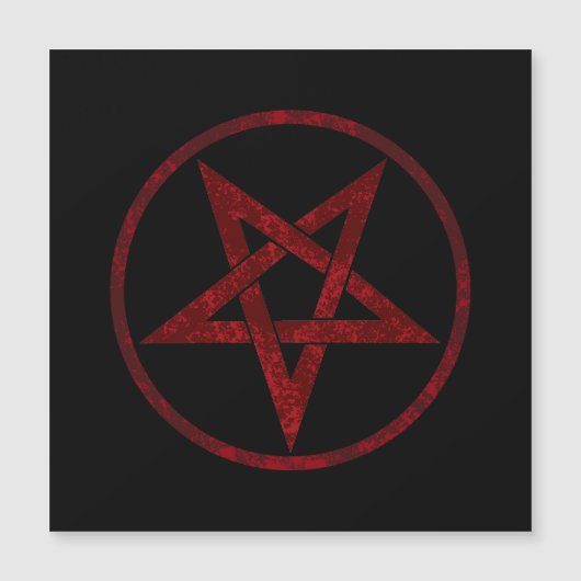 Invitation Magnétique Pentagram Red Devil (Devant)