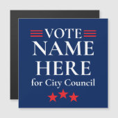 Invitation Magnétique Personalized Campaign Election (Devant / Derrière)