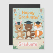 Invitation Magnétique Personalized Kids Graduation Card (Devant / Derrière)