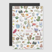 Invitation Magnétique personnalisation peter le lapin (Devant / Derrière)