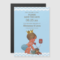 Petit Prince au téléphone Sauvez la date gris bleu