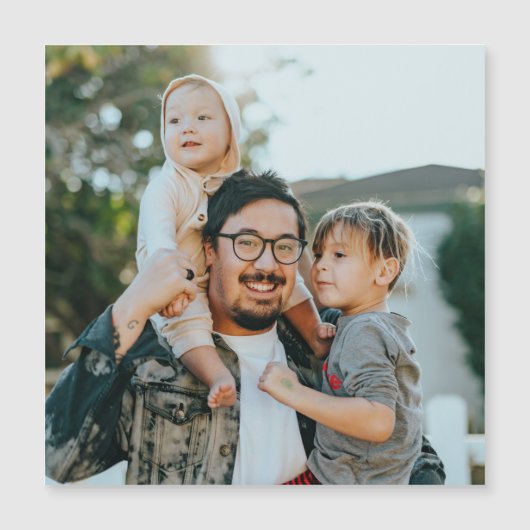 Invitation Magnétique Photo personnalisée (Devant)