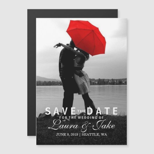 Invitation magnétique| Photo Save II (Devant / Derrière)